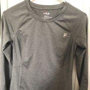 Fila long sleeve workout shirt